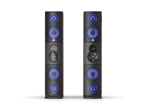 Altec Lansing Power Duo Bluetooth Tower Speaker Set
