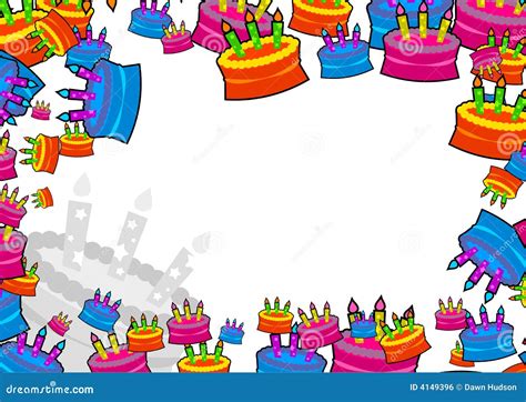 Cake Border Royalty Free Stock Image - Image: 4149396