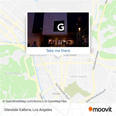 How to get to Glendale Galleria by bus or subway?