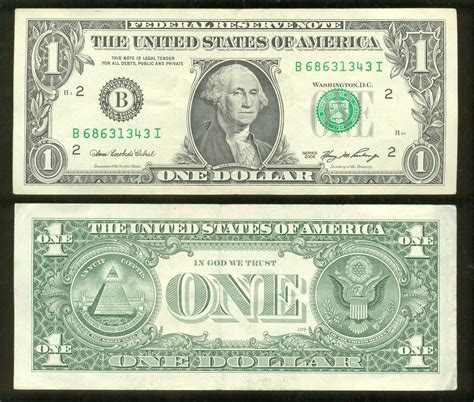 BUY RARE COINS: ONE US DOLLAR BILL, SOME INTERESTING FACTS