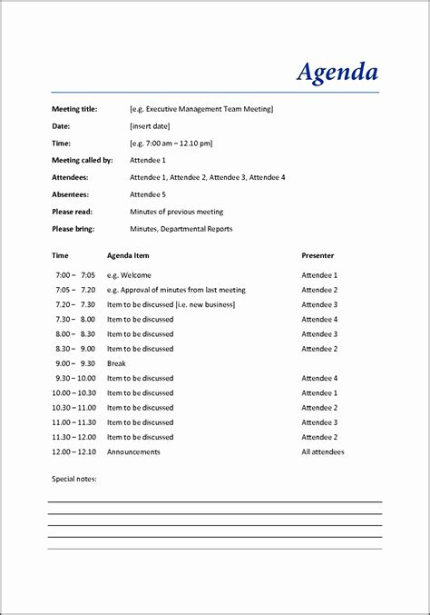 9 Annual General Meeting Agenda Template - SampleTemplatess ...