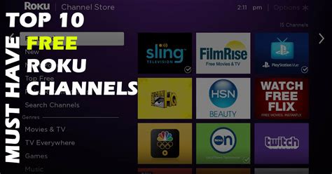 Top 10 FREE must have ROKU channels! - Tech2 Digest