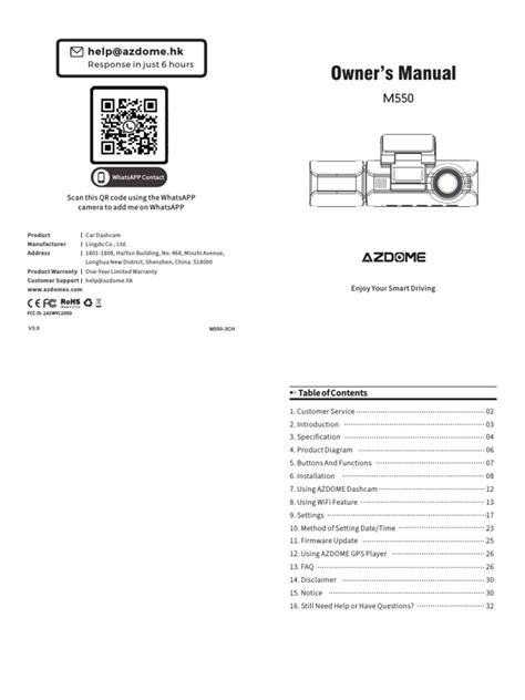 AZDOME M550 Manual | PDF | Computing | Computer Engineering