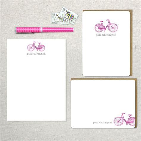 complete personalized stationery set VINTAGE GIRLS by naomilynn