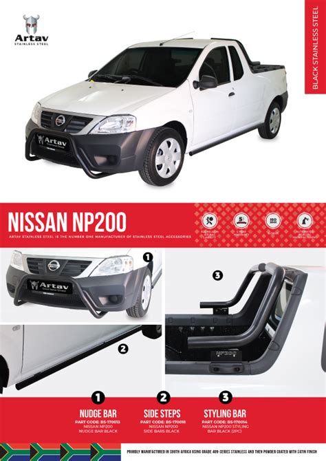 ARTAV_NISSAN-NP200_BLACK | Artav Stainless Steel