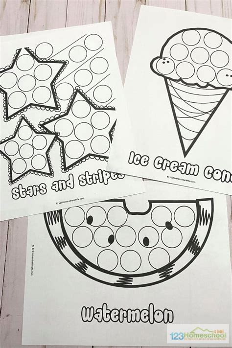 Dot Marker Free Printables - Set Of Winter Dot Marker Free Pages For ...