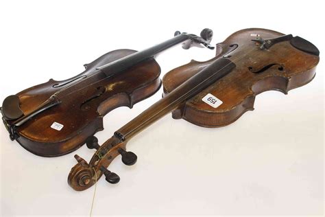 Two violins