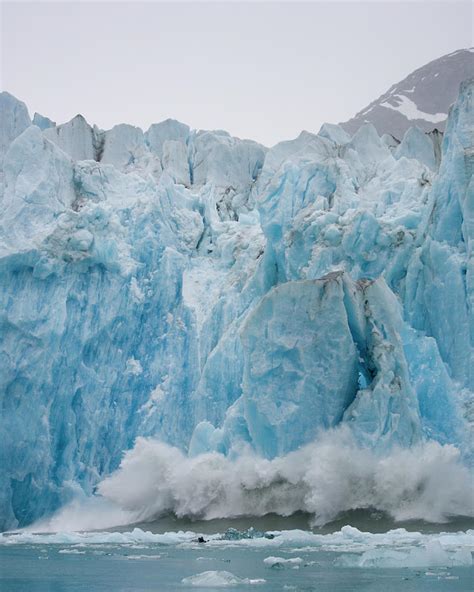 Calving Icebergs, Dawes Glacier, Alaska by Paul Souders