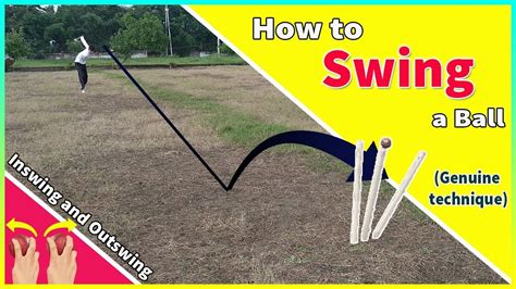 how to swing a ball | how to do In swing and Out swing | Bowling Technique | Cricket | - YouTube