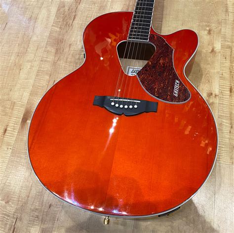 Gretsch G5022CE Rancher Jumbo Cutaway Electric Acoustic Savannah Sunset > Guitars Acoustic ...