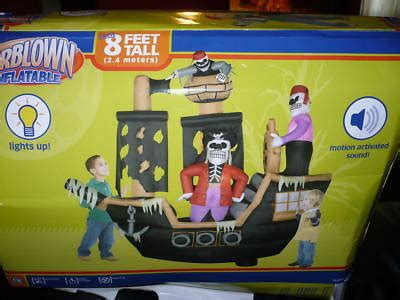 Halloween inflatable pirate ship | #118572860