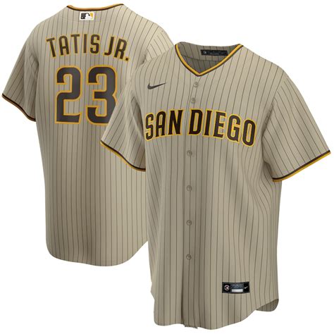 Nike Fernando Tatis Jr. San Diego Padres Tan Alternate Replica Player Jersey