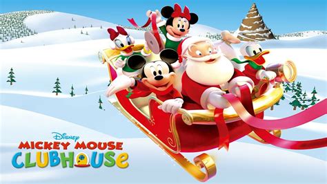 Magical Christmas Adventure HD Wallpaper with Mickey Mouse Clubhouse