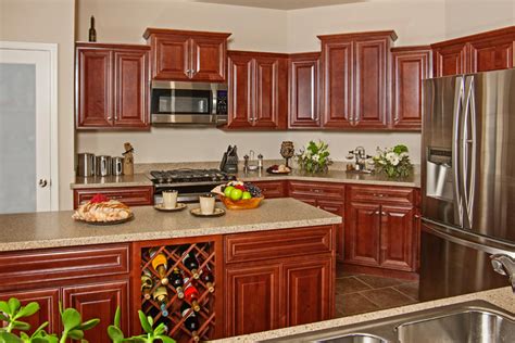 Chestnut Color Kitchen Cabinets