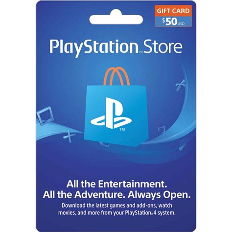 Sony Playstation Store $50 Gift Card | Music & Gaming | Electronics ...