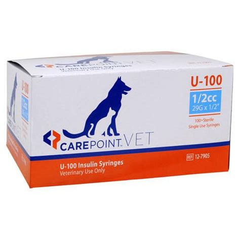 Pet Insulin Syringes U-100 | CarePoint Vet Insulin Syringes | Total Diabetes Supply