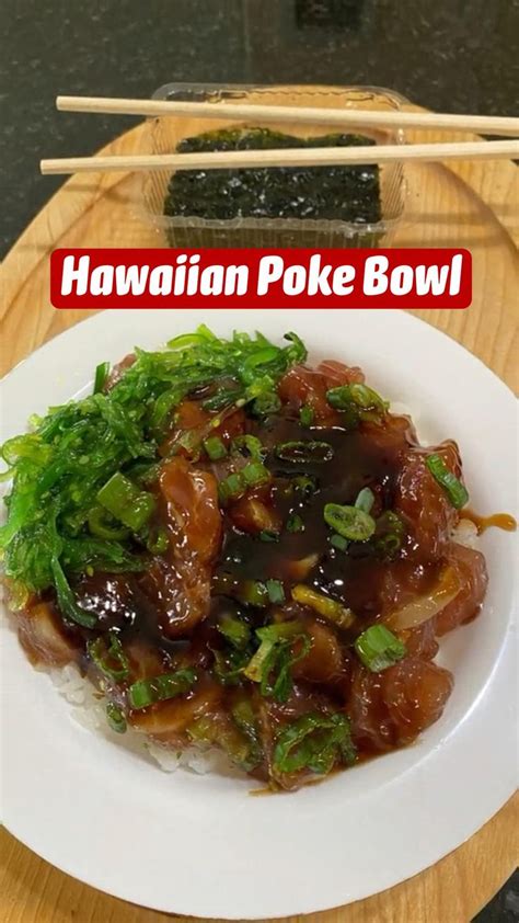 Hawaiian Poke Bowl | Hawaiian poke bowl, Hawaiian food, Poke bowl