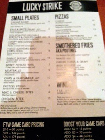 Lucky Strike, Chicago - Streeterville - Menu, Prices & Restaurant ...