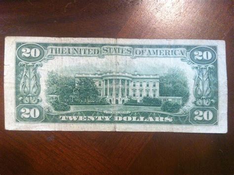 1950 $20 TWENTY DOLLAR BILL C. DOUGLAS DILLON RARE OLD PAPER MONEY U.S ...