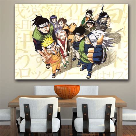 Wall Art Canvas HD Anime Naruto Crossover Poster Print Hot Anime Wall Art Painting Art Pictures ...