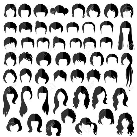 woman with messy hair vector clipart - Clipground