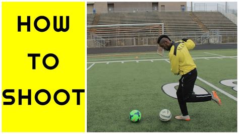 How to shoot a soccer ball like a PRO | Kick with power and accuracy ...