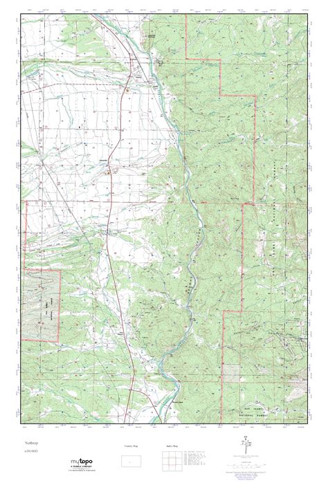 MyTopo Nathrop, Colorado USGS Quad Topo Map