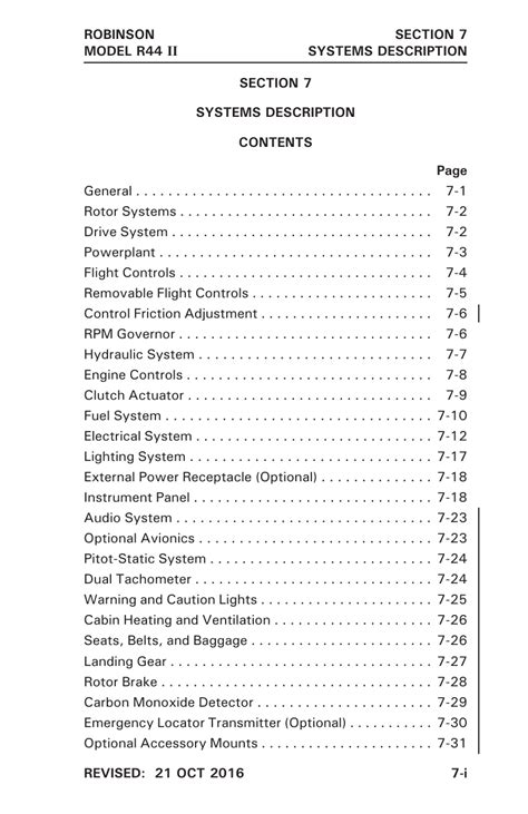 Robinson Systems Description | Manualzz