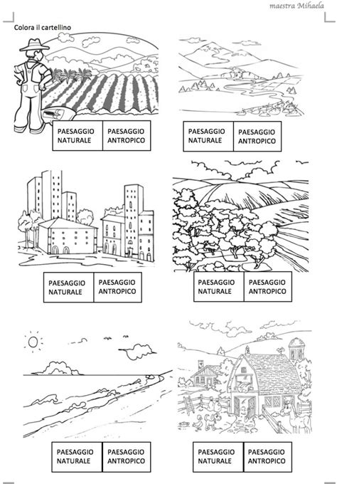 I paesaggi naturali e antropici, classe seconda - Maestra Mihaela | Geografia fisica, Immagini ...