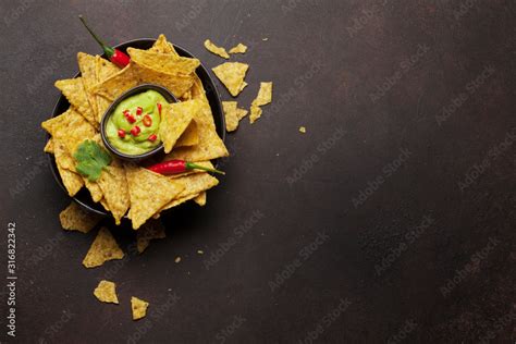 Mexican nachos chips Stock Photo | Adobe Stock