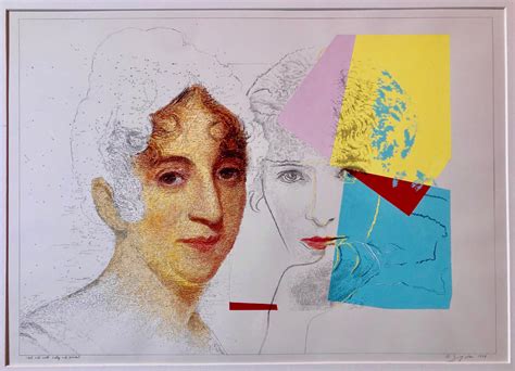 Josef Levi - Still Life with Sully and Warhol, Pop Art Mixed Media Signed Painting Drawing at ...