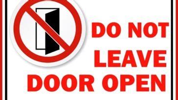 Do Not Open Door Sign | FREE Download