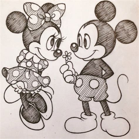 Mickey Mouse Pencil Drawing at GetDrawings | Free download