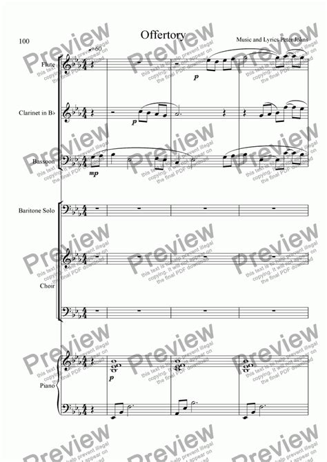 Offertory - Download Sheet Music PDF file