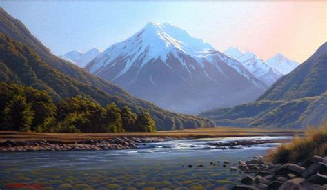 Beautiful landscapes, Nz art, Landscape