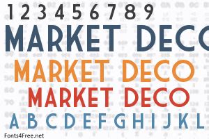 Market Deco Font | Deco font, Deco, Retro font