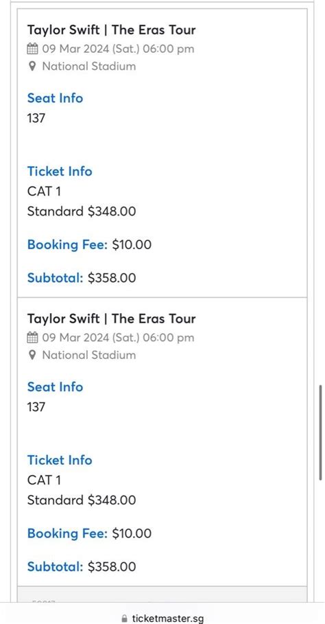 Taylor Swift - The Ears Tour, Tickets & Vouchers, Event Tickets on ...