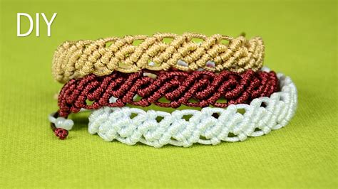 DIY Wavy Macrame Bracelets | Macrame bracelet tutorial, Micro macrame, Macrame bracelets