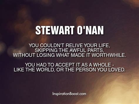 Acceptance Quotes - Stewart O'Nan | Inspiration Boost