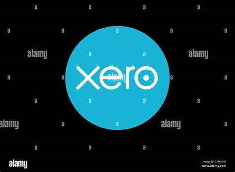 Xero software, Logo, Black background Stock Photo - Alamy