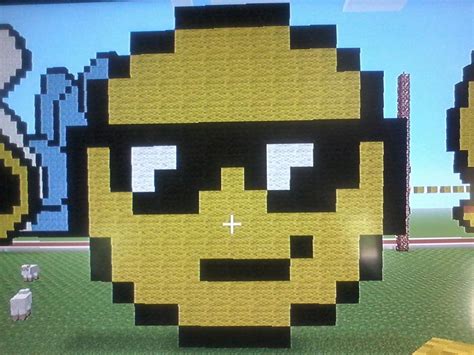 Minecraft Pixel Art Smiley Face