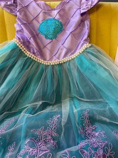 Princess Costume Ariel Mermaid Girls Costume Dress Princess - Etsy