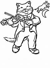 Hey Diddle The Cat And Fiddle Coloring Pages Sketch Page sketch template