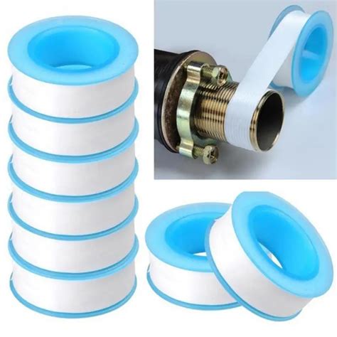 10pcs/lot Roll Teflon Plumbing Joint Plumber Fitting Thread Seal Tape PTFE For Water Pipe ...