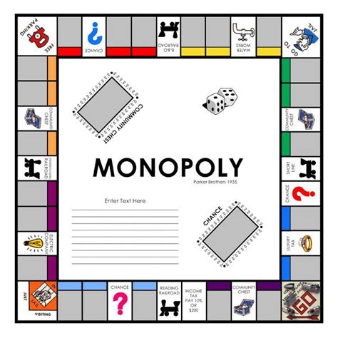 Laurie Callison's Visual Vocabulary: Free QUICKFILL Monopoly template to use in StoryBook ...