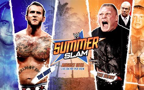 🔥 Free Download Wwe Summerslam John Cena Vs Brock Lesnar Wallpaper by @allenw78 | WallpaperSafari