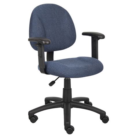 Boss Perfect Posture Deluxe Office Task Chair with Adjustable Arms ...