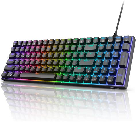 Amazon.com: RK ROYAL KLUDGE RK100 2.4G Wireless/Bluetooth/Wired RGB Mechanical Keyboard, 100 ...