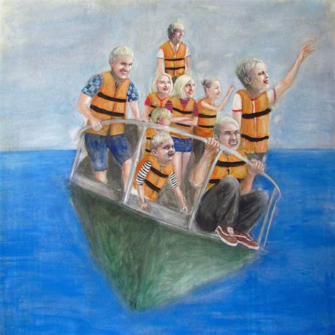 The refugees Painting by Carlo Deperu | Saatchi Art