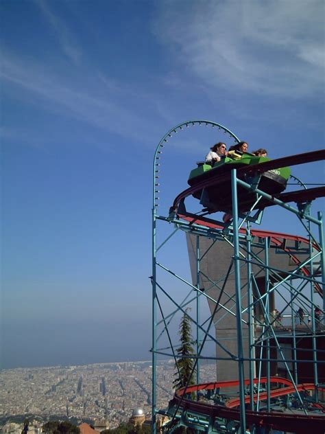 Barcelona Photoblog: Tibidabo Amusement Park: Roller Coaster